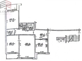 Parduodamas butas Gelvonų g., Šeškinė, Vilniaus m., Vilniaus m. sav., 66.6 m2 ploto, 3 kambariai 24