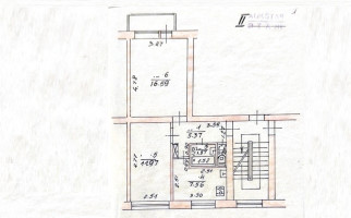Parduodamas butas J. Tiškevičiaus g., Trakų Vokė, Vilniaus m., Vilniaus m. sav., 44.2 m2 ploto, 2 kambariai 4
