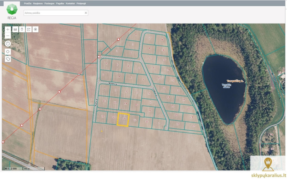 Parduodamas  sklypas Ajerų g., Šventininkų k., Trakų r. sav., 10.01 a ploto 10