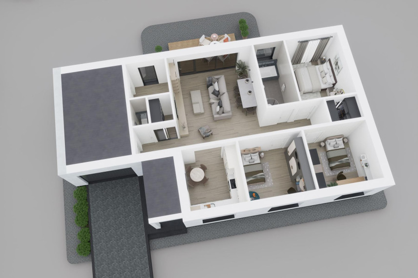 Parduodamas namas Mačiuliškių g., Lentvario m., Trakų r. sav., 121.00 m² ploto 4 kambariai 6