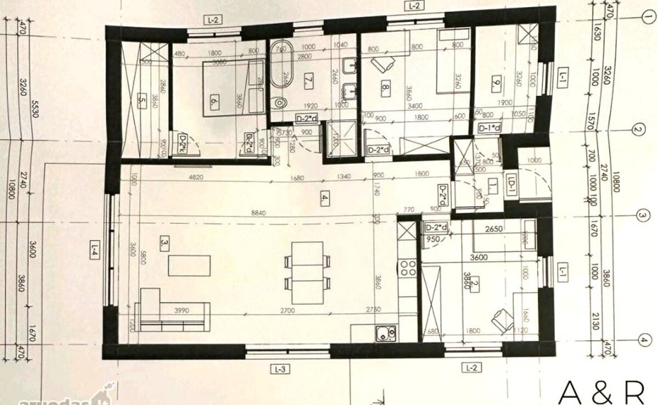 Parduodamas namas Stonės g., Mazūriškių k., Klaipėdos r. sav., 122 m2 ploto, 1 aukštai 7