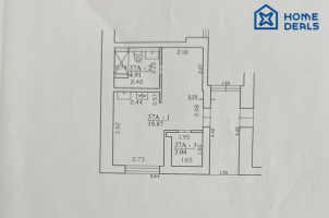Parduodamas butas I. Simonaitytės g., Pilaitė, Vilniaus m., Vilniaus m. sav., 27.82 m² ploto 1 kambarys 25