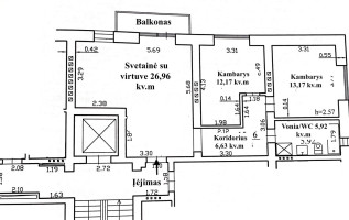 Parduodamas butas Žuvinto g., Žaliakalnis, Kauno m., Kauno m. sav., 66.55 m2 ploto, 3 kambariai 29