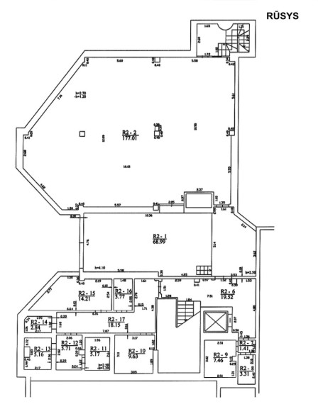 Parduodamos administracinės, gamybinės, kitos paskirties, sandėliavimo patalpos Granito g., Aukštieji Paneriai, Vilniaus m., Vilniaus m. sav., 2562.6 m2 ploto 23