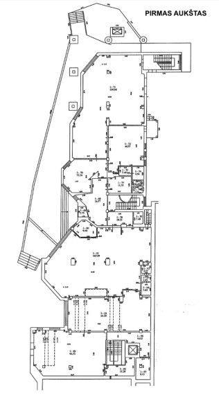 Parduodamos administracinės, gamybinės, kitos paskirties, sandėliavimo patalpos Granito g., Aukštieji Paneriai, Vilniaus m., Vilniaus m. sav., 2562.6 m2 ploto 24