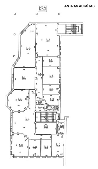 Parduodamos administracinės, gamybinės, kitos paskirties, sandėliavimo patalpos Granito g., Aukštieji Paneriai, Vilniaus m., Vilniaus m. sav., 2562.6 m2 ploto 25