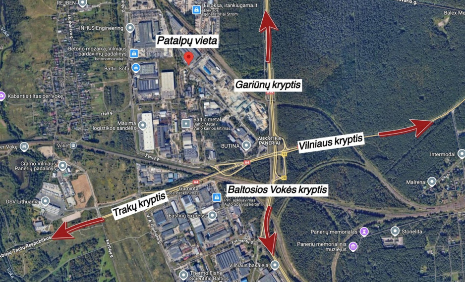 Parduodamos administracinės, gamybinės, kitos paskirties, sandėliavimo patalpos Granito g., Aukštieji Paneriai, Vilniaus m., Vilniaus m. sav., 2562.6 m2 ploto 36