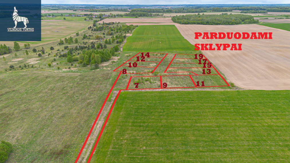 Parduodamas  sklypas Aukštaičių g., Pailgės k., Vilniaus r. sav., 10 a ploto 6