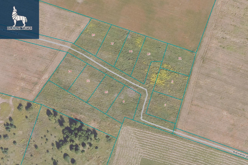 Parduodamas  sklypas Aukštaičių g., Pailgės k., Vilniaus r. sav., 10 a ploto 10