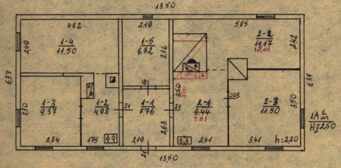 Parduodamas namas Vilniaus g., Želvos mstl., Ukmergės r. sav., 34.93 m² ploto 3 kambariai 13