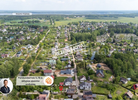 Parduodamas  sklypas Centrinė g., Šlienavos k., Kauno r. sav., 5.78 a ploto