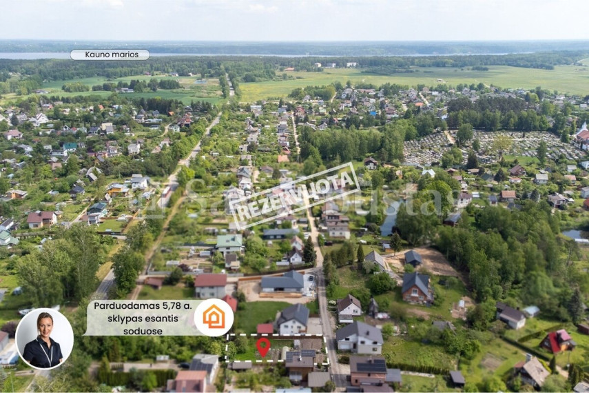 Parduodamas sklypas Centrinė g., Šlienavos k., Kauno r. sav., 5.78 a ploto 1