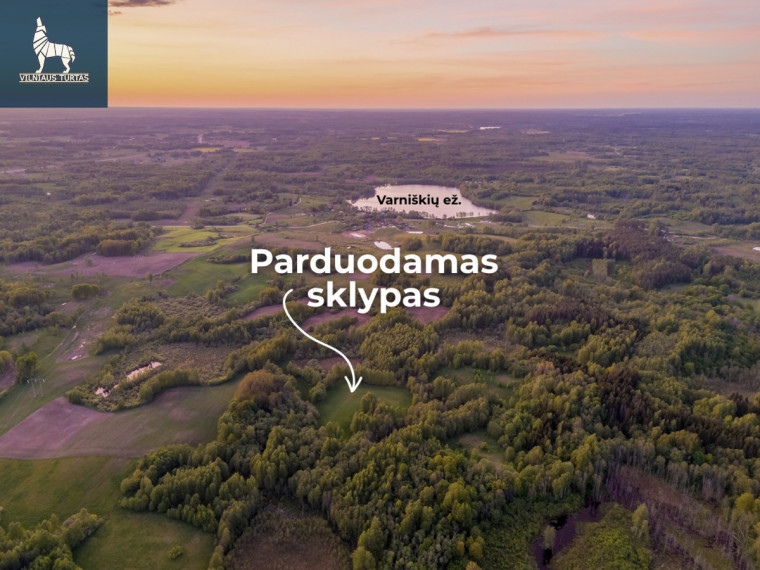 Parduodamas sklypas Varniškių k., Vilniaus r. sav., 1272.34 a ploto 1