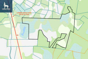 Parduodamas  sklypas Varniškių k., Vilniaus r. sav., 1272.34 a ploto 9