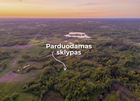 Parduodamas  sklypas Varniškių k., Vilniaus r. sav., 1272.34 a ploto