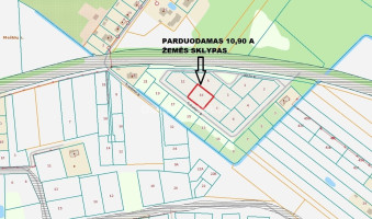 Parduodamas namų valdos paskirties sklypas Trikampio g., Meškių k., Šiaulių r. sav., 10.9 a ploto 2