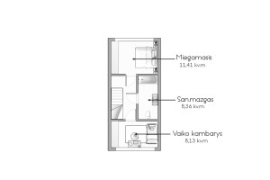 Parduodamas namas Helsinkio g., Justiniškės, Vilniaus m., Vilniaus m. sav., 58 m2 ploto, 2 aukštai 29