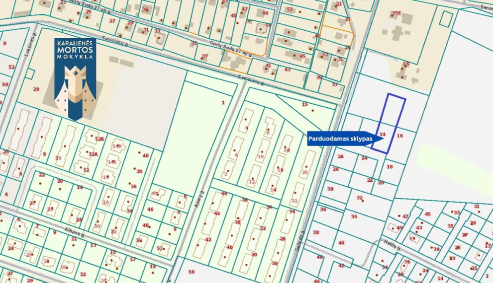 Parduodamas sklypas Galindų g., Kalnėnai, Vilniaus m., Vilniaus m. sav., 15 a ploto 2