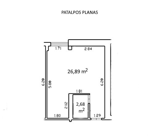 Parduodamas butas Eišiškių pl., Naujininkuose, Vilniuje, 29.57 kv.m ploto, 1 kambariai 2