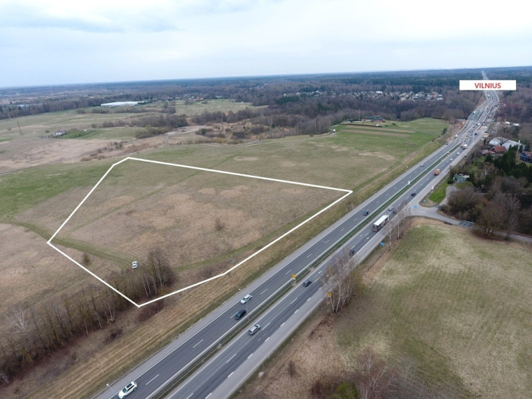 Sklypas prie autostrados. 3km iki Ateities pl. 2
