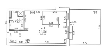 Parduodamas butas Virbeliškių g., Vilniaus m., Vilniaus m. sav., 40.48 m2 ploto, 1 kambariai 20
