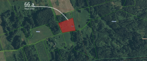 Parduodamas  sklypas Bildžių k., Vilniaus r. sav., 66 a ploto 1