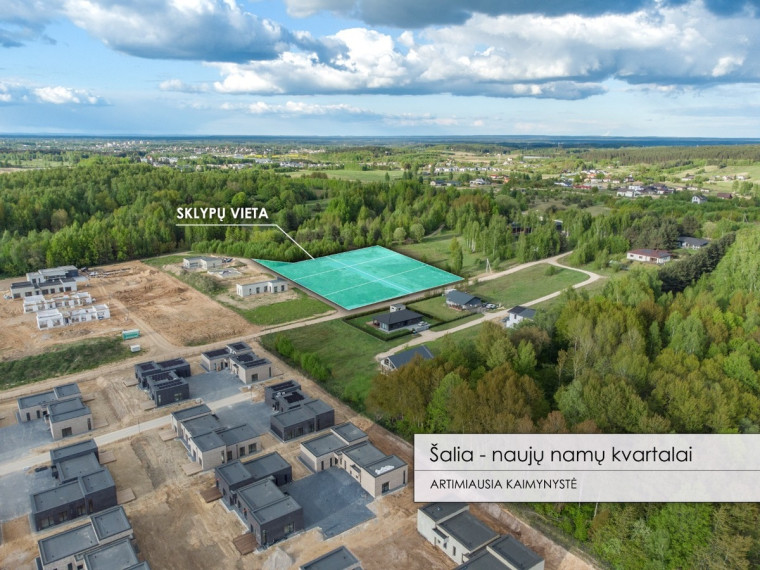 Parduodamas sklypas Vilniaus r. sav., Didžiasalio k., Bitininkų g., 0.000102343, 10.05 a ploto 4