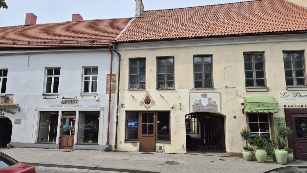 Nuomojamos administracinės, kitos paskirties, maitinimo patalpos Vokiečių g., Senamiestis, Vilniaus m., Vilniaus m. sav., 47.09 m2 ploto 1