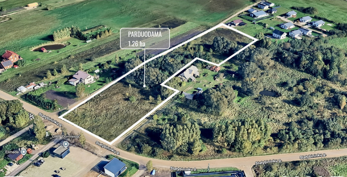 Parduodamas 1,26 ha žemės ūkio paskirties sklypas Dauparai, Šlapšilės k., Klaipėdos r. – Investicija Ateičiai! 1
