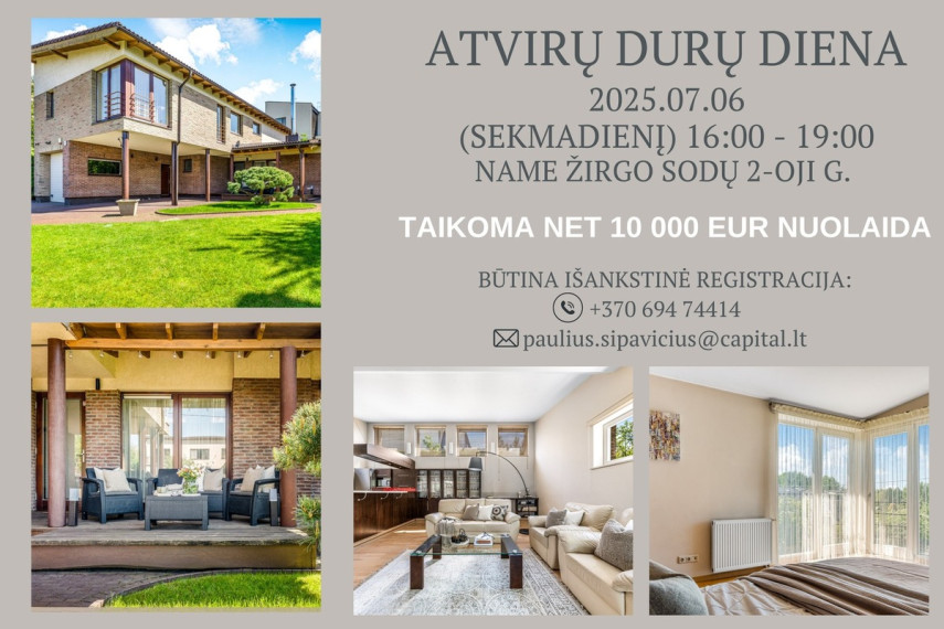 Parduodamas namas Žirgo Sodų 2-oji g., Antakalnis, Vilniaus m., Vilniaus m. sav., 223.44 m2 ploto, 2 aukštai 2
