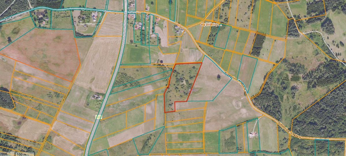 Parduodamas  sklypas Vilniaus r. sav., Vyžiškių k., skynimų g., 167 a ploto 1