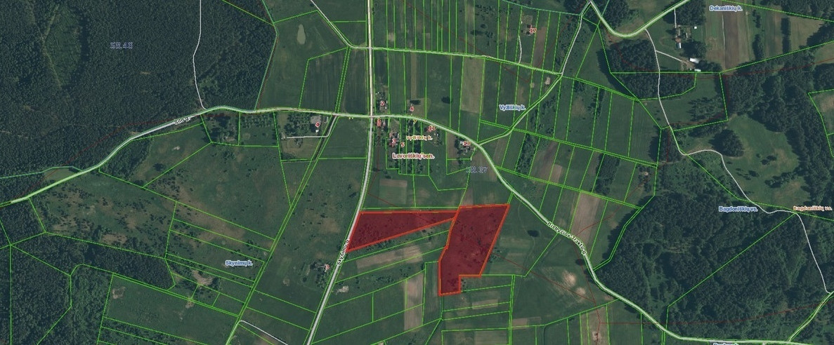 Parduodamas  sklypas Vilniaus r. sav., Vyžiškių k., skynimų g., 167 a ploto 2