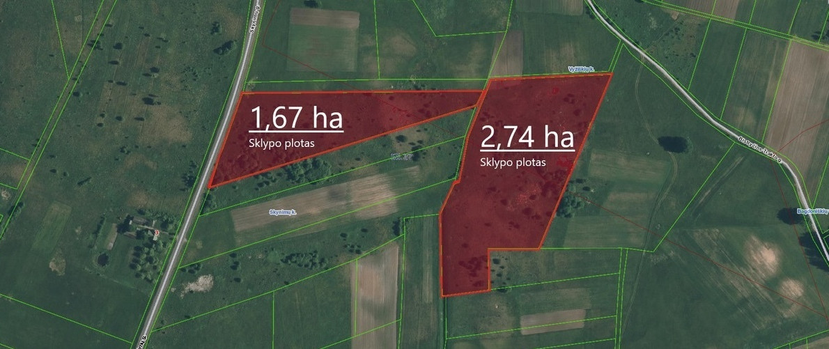 Parduodamas  sklypas Vilniaus r. sav., Vyžiškių k., skynimų g., 167 a ploto 3