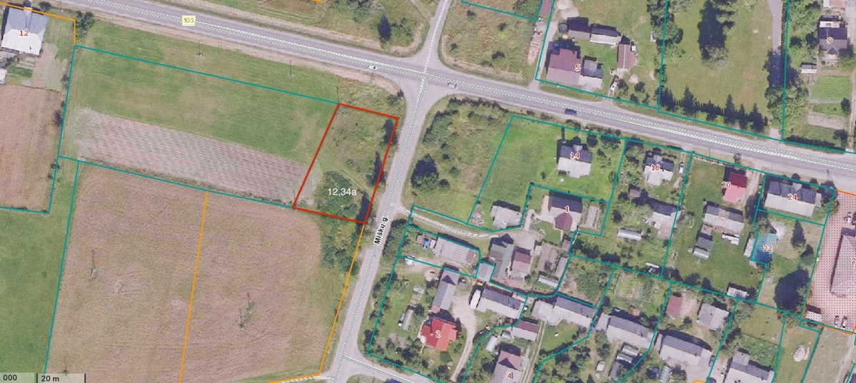 Parduodamas kitos paskirties sklypas Miškų g., Lavoriškių k., Vilniaus r. sav., 12.34 a ploto 2
