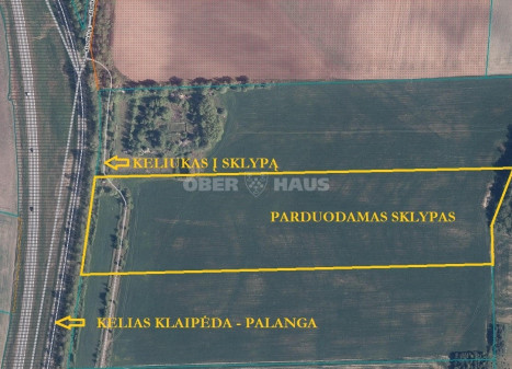 Parduodamas žemės ūkio paskirties sklypas Peskojų k., Klaipėdos r. sav., 499 a ploto