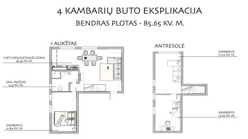 Parduodamas butas Viršuliškių g., Viršuliškės, Vilniaus m., Vilniaus m. sav., 85.65 m2 ploto, 4 kambariai 26