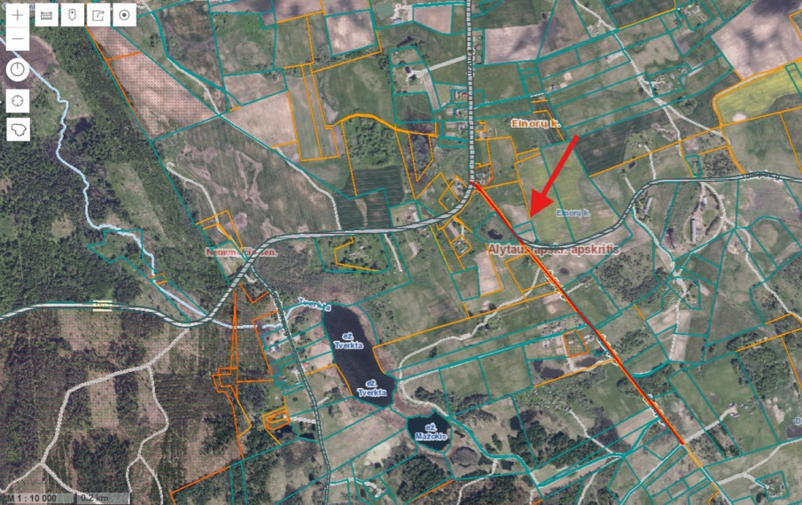 Parduodamas  sklypas Alytaus r. sav., Einorų k., Žalioji g.2B ir 2C, 41 a ploto 2