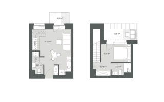 Parduodamas butas Jaunimo g., Molėtų m., Molėtų r. sav., 37.50 m² ploto 2 kambariai 3