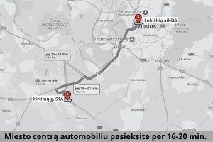 Nuomojamas butas Kirtimų g., Paneriai, Vilniaus m., Vilniaus m. sav., 36.21 m2 ploto, 1 kambariai 21