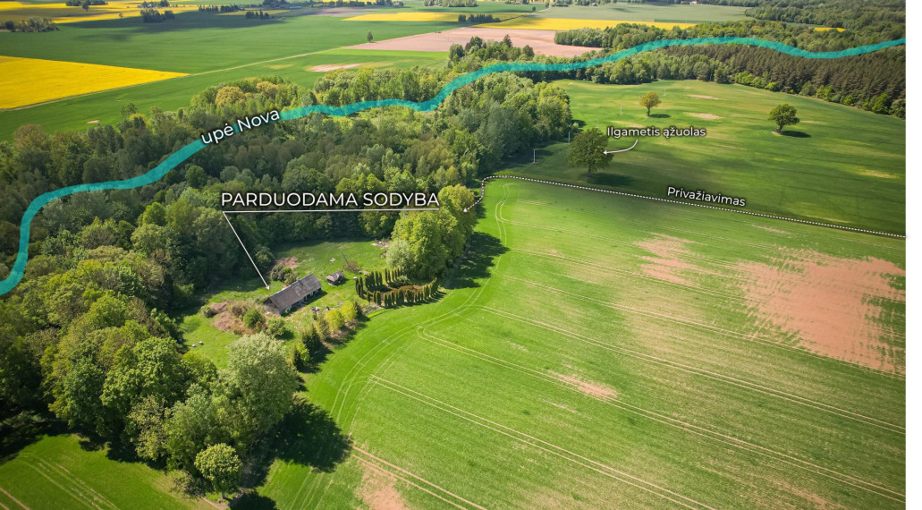 Parduodamas namas Voverių k., Šakių r. sav., 115.22 m² ploto 2 kambariai 18