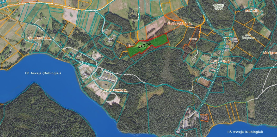 Parduodamas  sklypas Gramiškių k., Molėtų r. sav., 468 a ploto 15