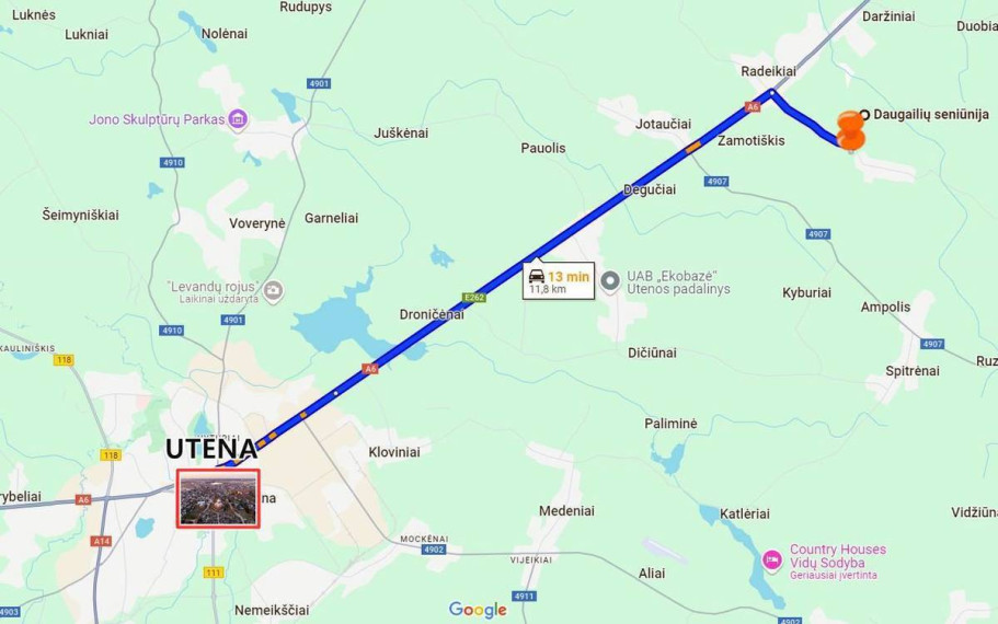 Parduodamas  sklypas Radeikių k., Utenos r. sav., 566 a ploto 26