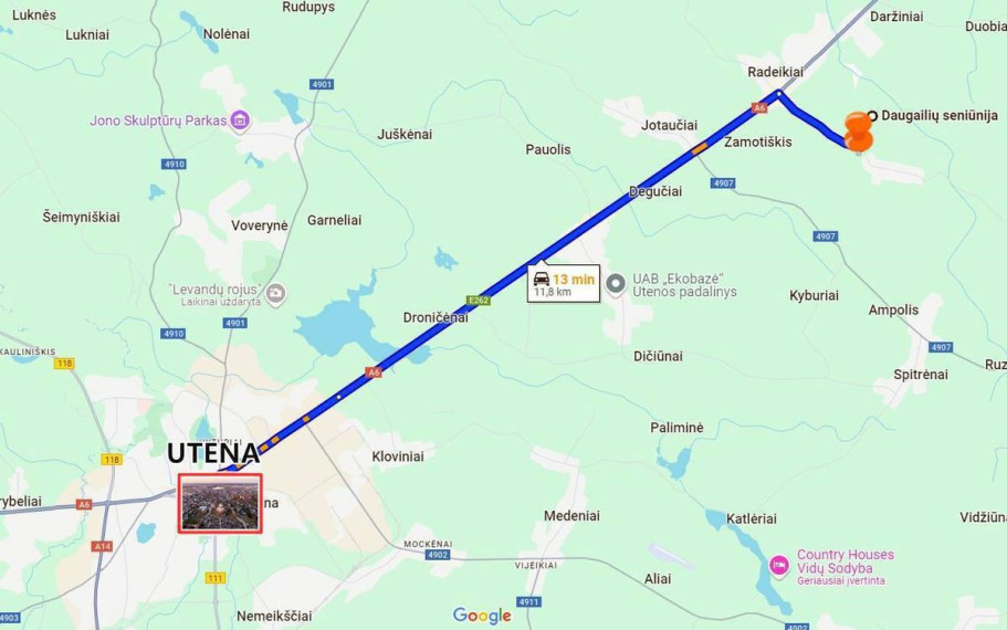 Parduodamas  sklypas Radeikių k., Utenos r. sav., 566 a ploto 26