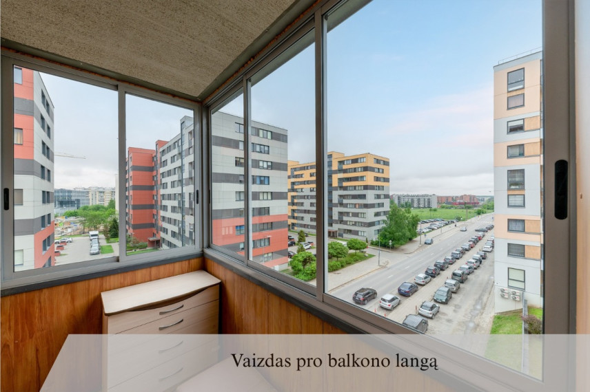 Parduodamas butas Perkūnkiemio g., Pašilaičiai, Vilniaus m., Vilniaus m. sav., 67.07 m2 ploto, 2 kambariai 5