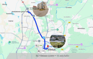 Parduodamas butas Perkūnkiemio g., Pašilaičiai, Vilniaus m., Vilniaus m. sav., 67.07 m2 ploto, 2 kambariai 27