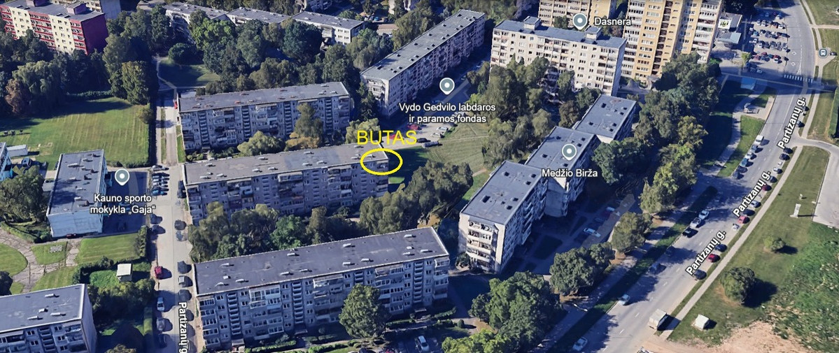 Parduodamas butas Partizanų g., Dainava, Kauno m., Kauno m. sav., 60.73 m2 ploto, 3 kambariai 26