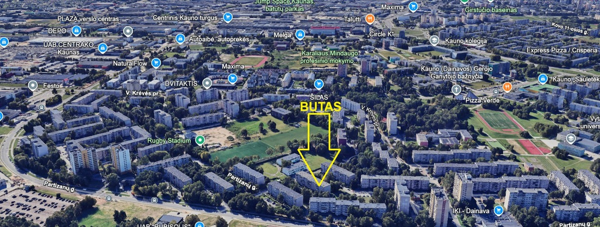 Parduodamas butas Partizanų g., Dainava, Kauno m., Kauno m. sav., 60.73 m2 ploto, 3 kambariai 27
