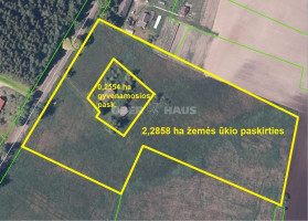 Parduodamas namų valdos paskirties sklypas Muižės k., Šilutės r. sav., 254.12 a ploto 1