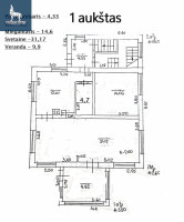 Parduodamas namas Tvenkinių g., Vaikutėnų k., Utenos r. sav., 206.69 m2 ploto, 2 aukštai 24