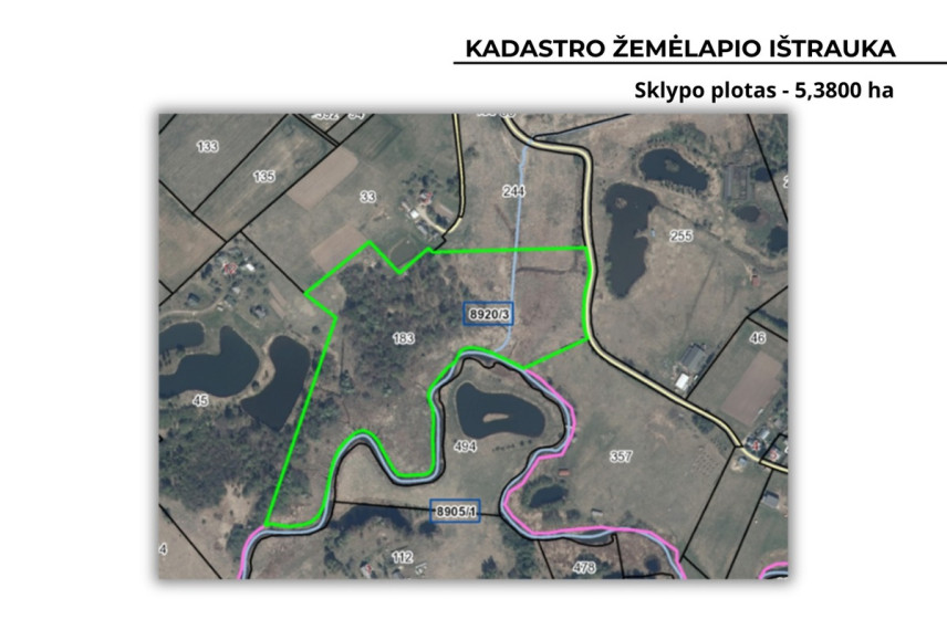 Parduodamas sklypas Jauniūnų k., Širvintų r. sav., 538 a ploto 5